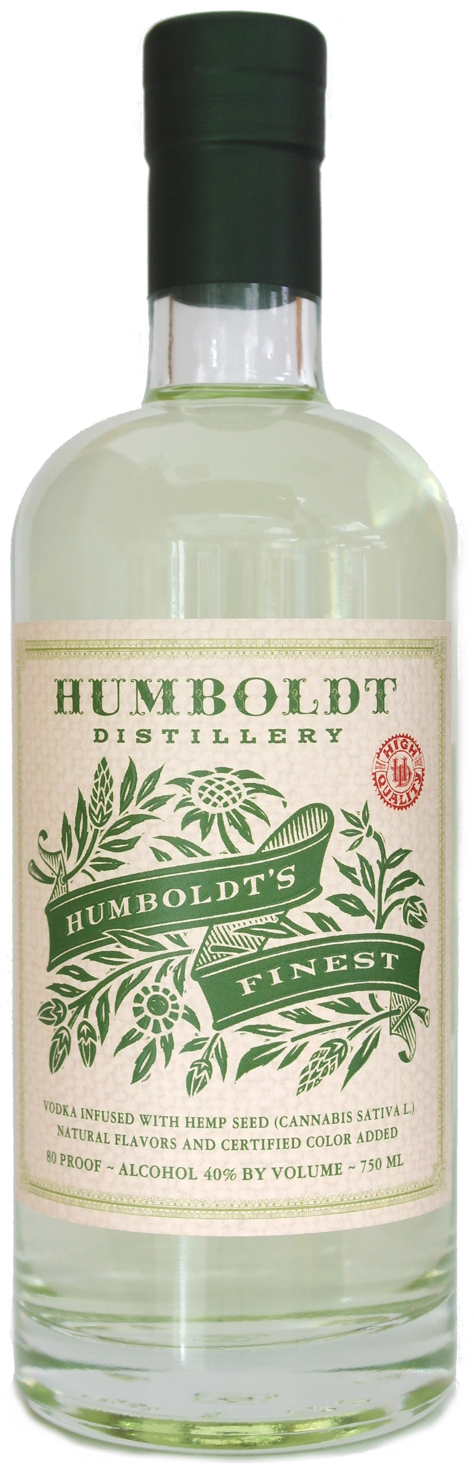 Humboldt Distillery Cannabis Sativa Vodka