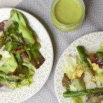 spring greens salad