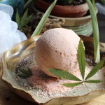 DIY CBD cannabis infused bath bomb