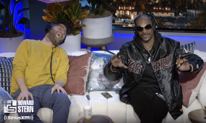 Stern Show guests Seth Rogen and Snoop Dogg