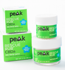 Peak Extracts' Rescue Rubs