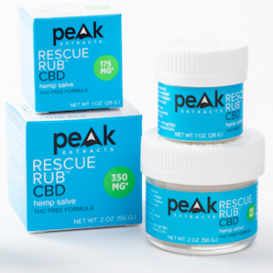 Peak Extracts' Rescue Rubs