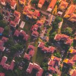 bird's eye photography of red and orange houses