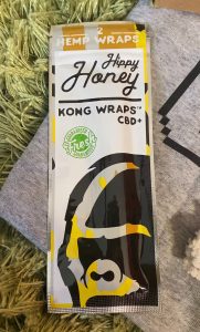Package of Kong Wraps Hippy Honey flavor