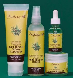 SheaMoisture Cannabis Sativa (Hemp) Seed Oil skincare line