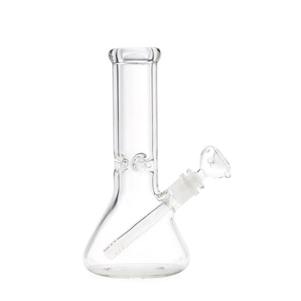 10 inch glass beaker bong with ice catcher from 420 Science 