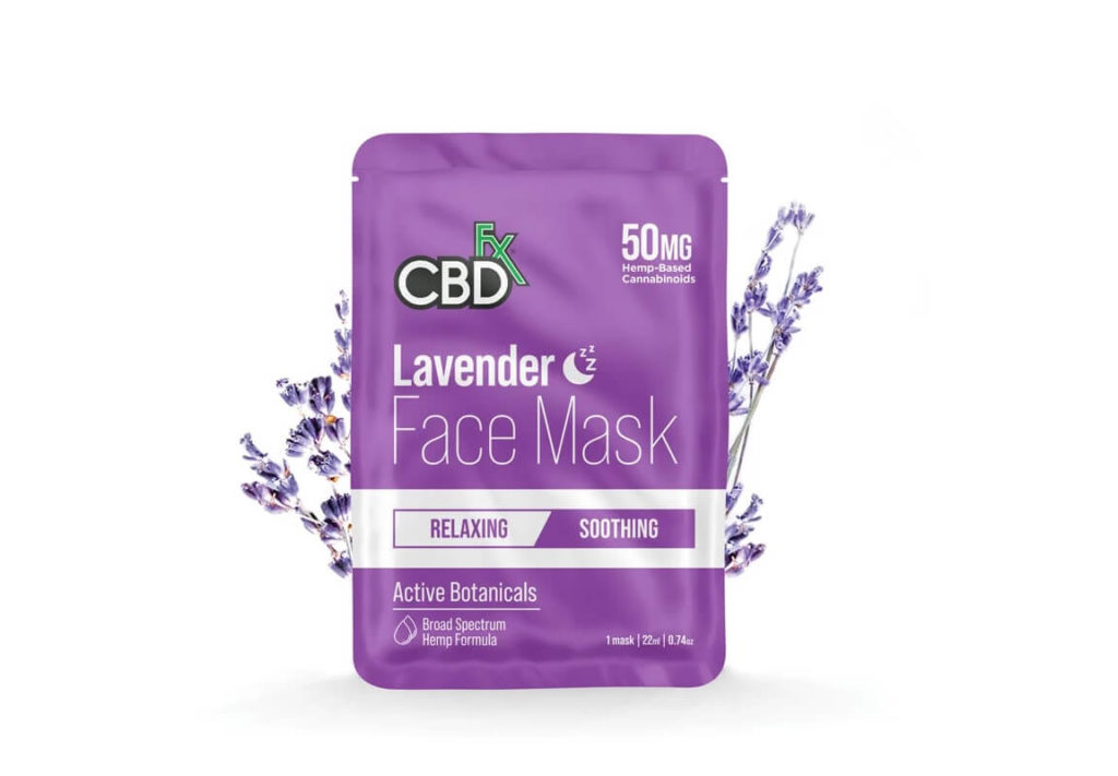 CBDFX Calming Lavender Face Mask