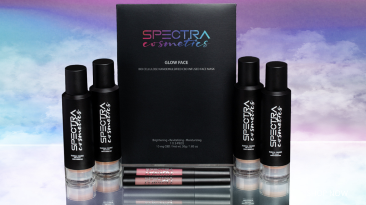 CBD-infused makeup Spectra Cosmetics all products photo.