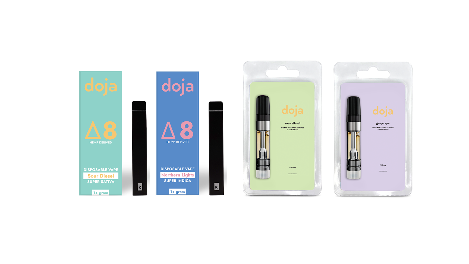 Northern Lights Delta 8 THC Vape Disposable - Doja Hemp