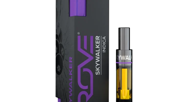 a rove vape cartridge with skywalker cannabis oil