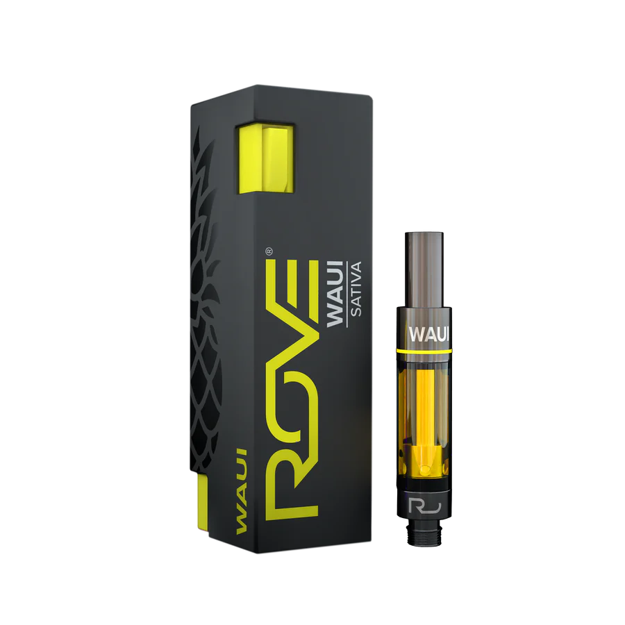 a Rove vape cartridge with Waui cannabis oil